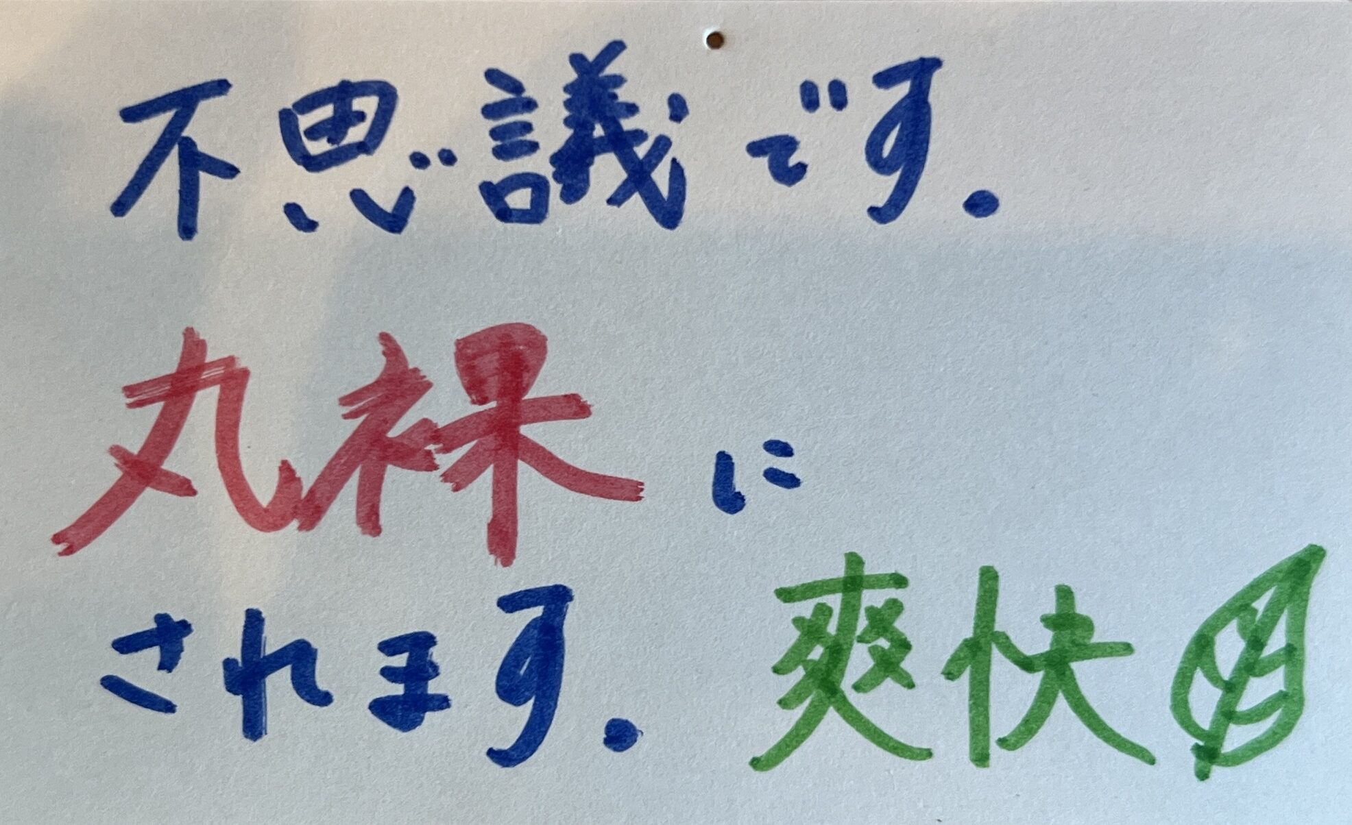 うつ症状をベースに、倦怠感や頭痛を訴えてお越しになられました。

心療内科の適切な主治医のコメントに、補足と解説をさせていただき、大きな気付きを得られたようです。

お体はその場で軽くなったが、まだしばらくは休養という指示をさせていただきました。

ほぼ、体のご症状は改善しました。

